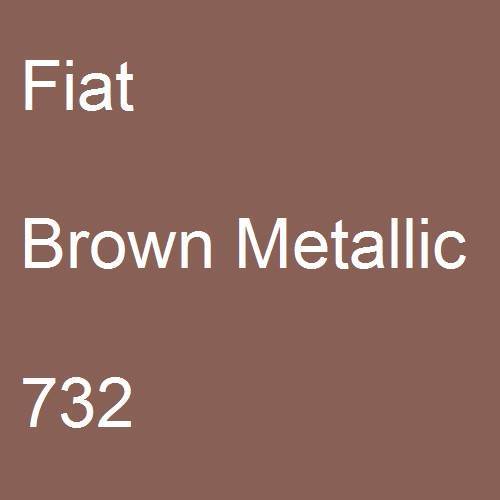 Fiat, Brown Metallic, 732.